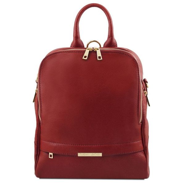 

Женский кожаный рюкзак Tuscany Leather TL141376 Красный TL Bag