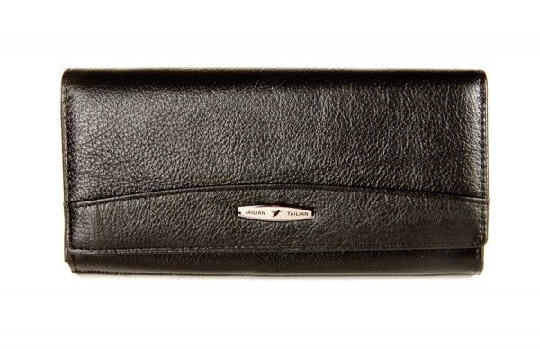 

Кошелек женский из кожи Tailian (T809) 98645 Черный