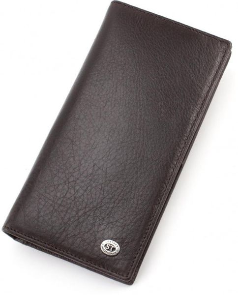 

Мужской кошелек из натуралной кожи ST Leather 98373 Коричневый