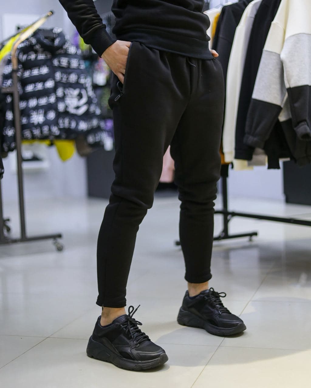 

Мужские теплые спортивные штаны флис .VDLK Slim  черные, Мужские теплые спортивные штаны флис .VDLK Slim XL черные