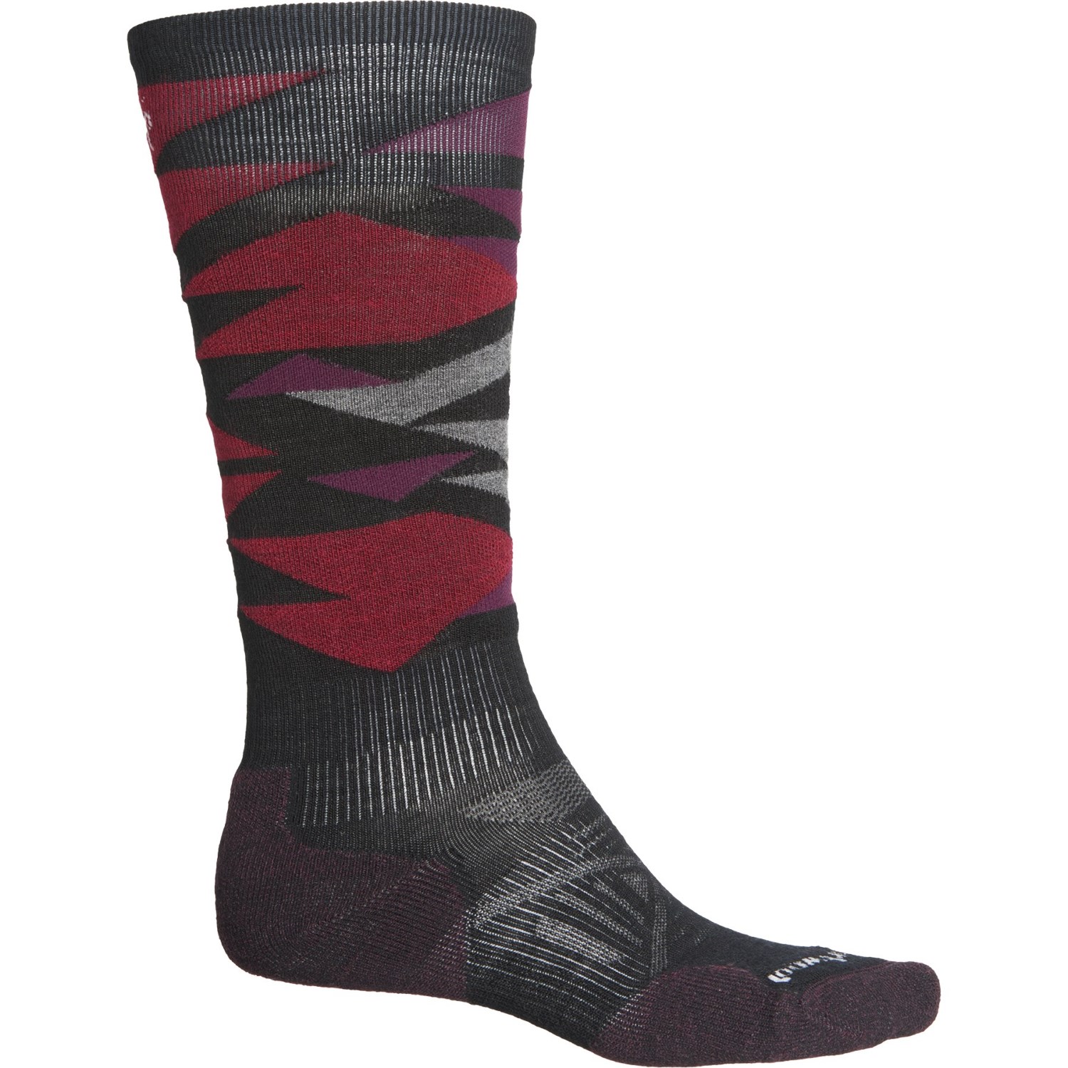 

Носки SmartWool PhD Ski Lightweight Pattern - Merino Wool, Over the Calf (For Men and Women) Black, M (46)