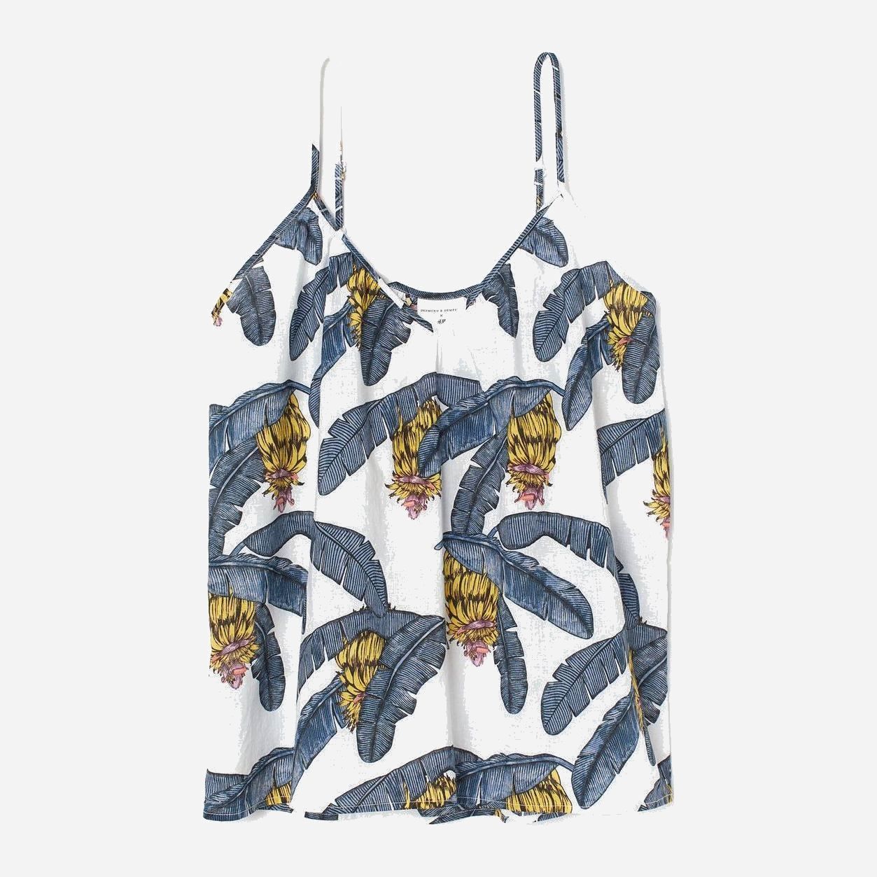 

Топ H&M 0859365_бананы  Белый, Топ H&M 0859365_бананы S Белый