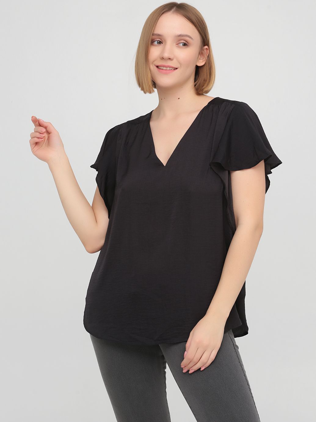 

Блузка H&M 0-1732  Черная, Блузка H&M 0-1732 44 Черная