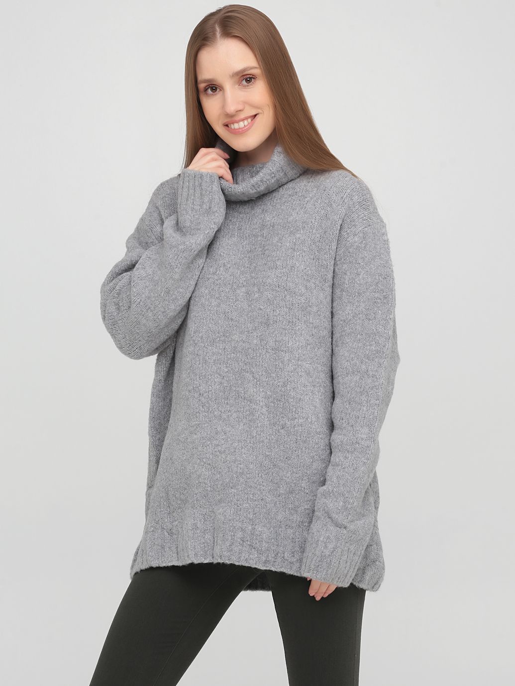 

Свитер H&M 0847844_серый.  Серый, Свитер H&M 0847844_серый. S Серый