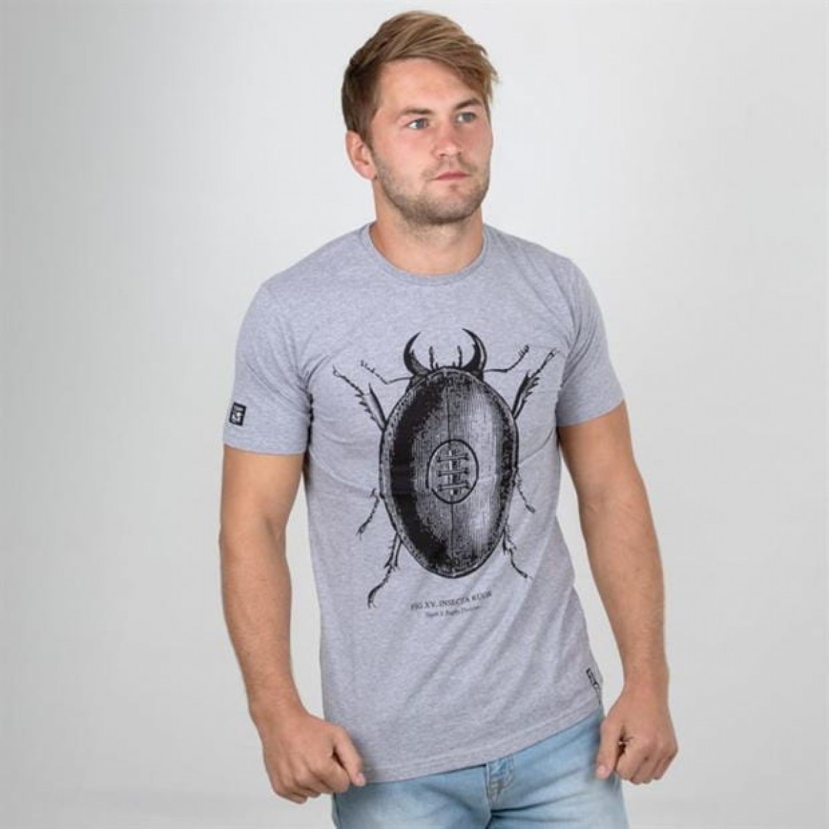 

Футболка Rugby Division Scarabeetle Sleeve Heather Grey,  (46, Футболка Rugby Division Scarabeetle Sleeve Heather Grey, M (46)