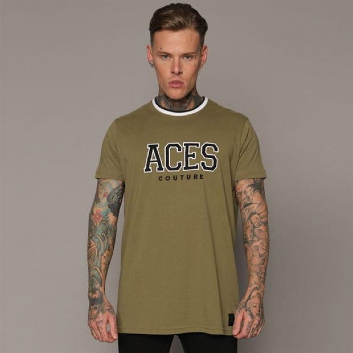 

Футболка Aces Couture College Khaki,  (44, Футболка Aces Couture College Khaki, S (44)