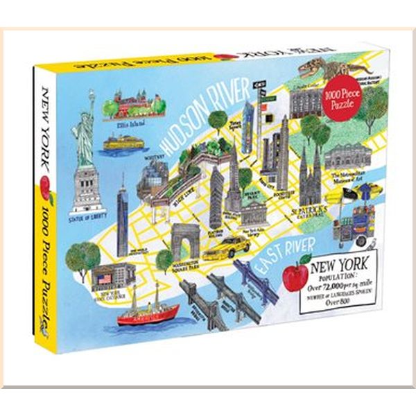 

Galison New York City Map 1000 Piece Puzzle. Galison. ISBN:9780735354265
