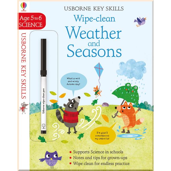 

Usborne Wipe-Clean Weather and Seasons 5-6. Anna Suessbauer. ISBN:9781474965255