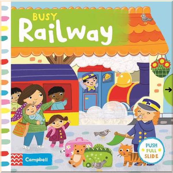 

Campbell Books Busy Railway. Jo Byatt. ISBN:9781529004199