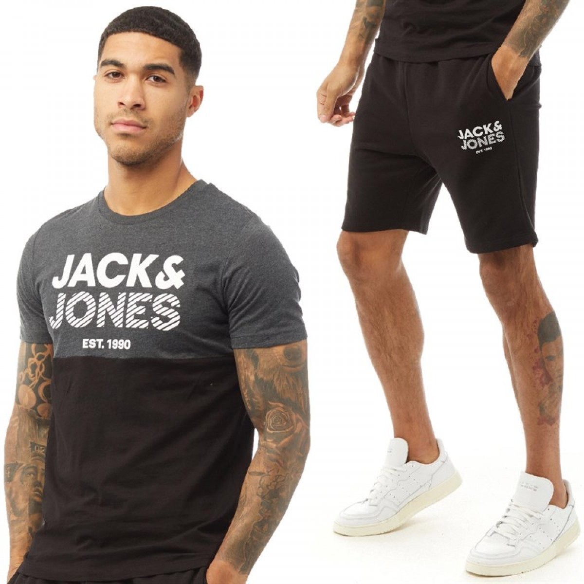 

Футболка JACK AND JONES Miller And Shorts Twin Set Dark Grey Melange/Black Multi,  (44, Футболка JACK AND JONES Miller And Shorts Twin Set Dark Grey Melange/Black Multi, S (44)