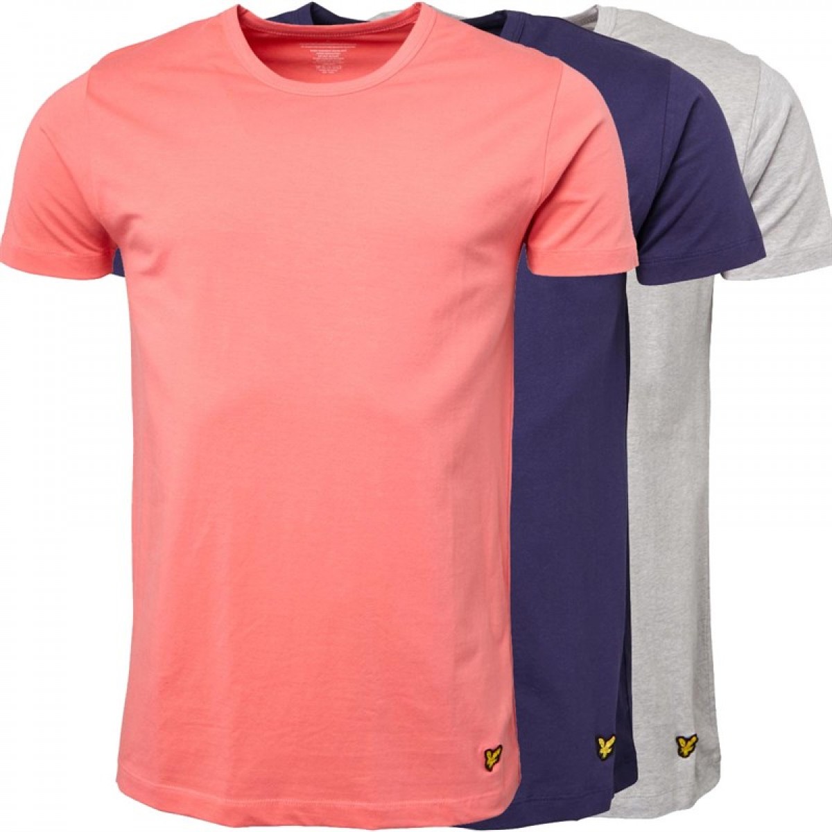 

Футболка Lyle And Scott Vintage Maxwell Three Pack s Tea Rose/Light Grey Marl/Peacoat Multi, S (44)