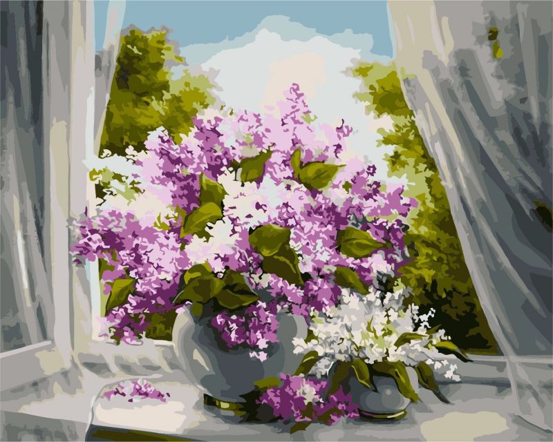 

На пороге лета. Без коробки. Идейка 40x50
