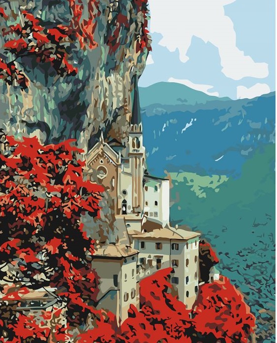 

Картина по номерам. Madonna della Corona. Идейка 40x50