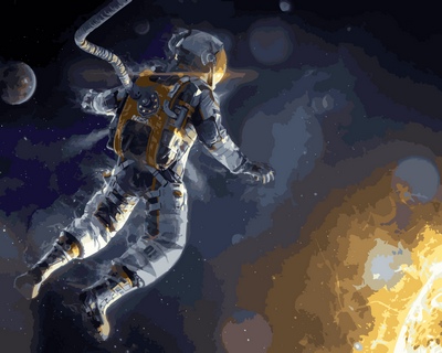 

Гравитация. рисование по номерам. Babylon 40x50