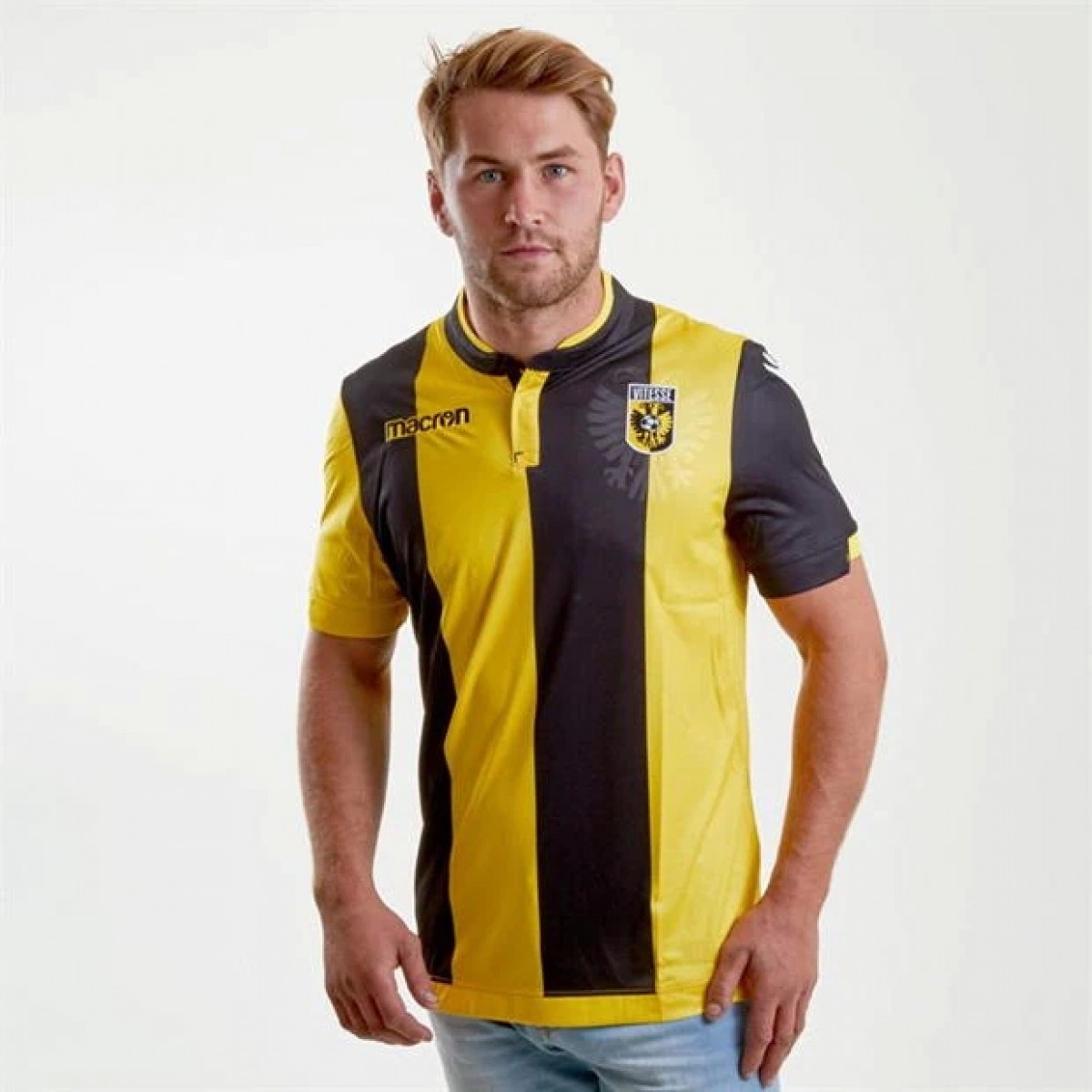 

Футболка Macron Vitesse RepSht Black/Yellow, L (48)