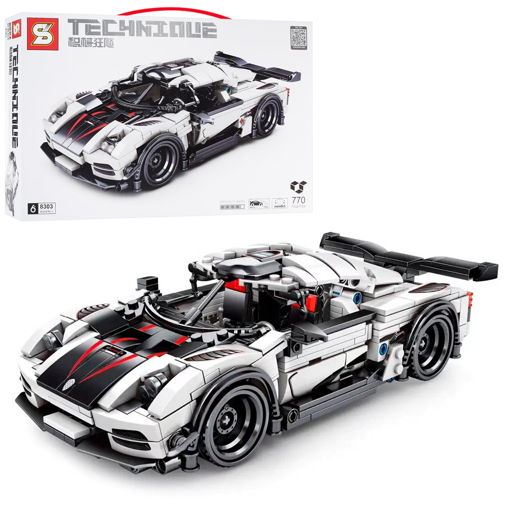 

Конструктор SENCO SY8303 ТЕХНИК - Гоночный автомобиль Koenigsegg (770 дет.)