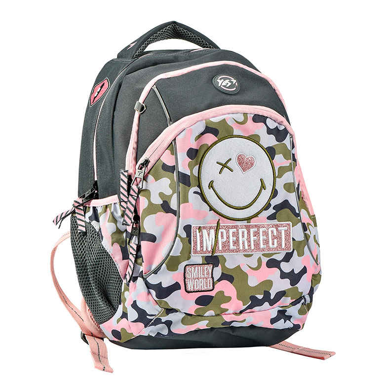 

Рюкзак школьный Yes 558298 Smiley World Military girl T-45 42*30*16см