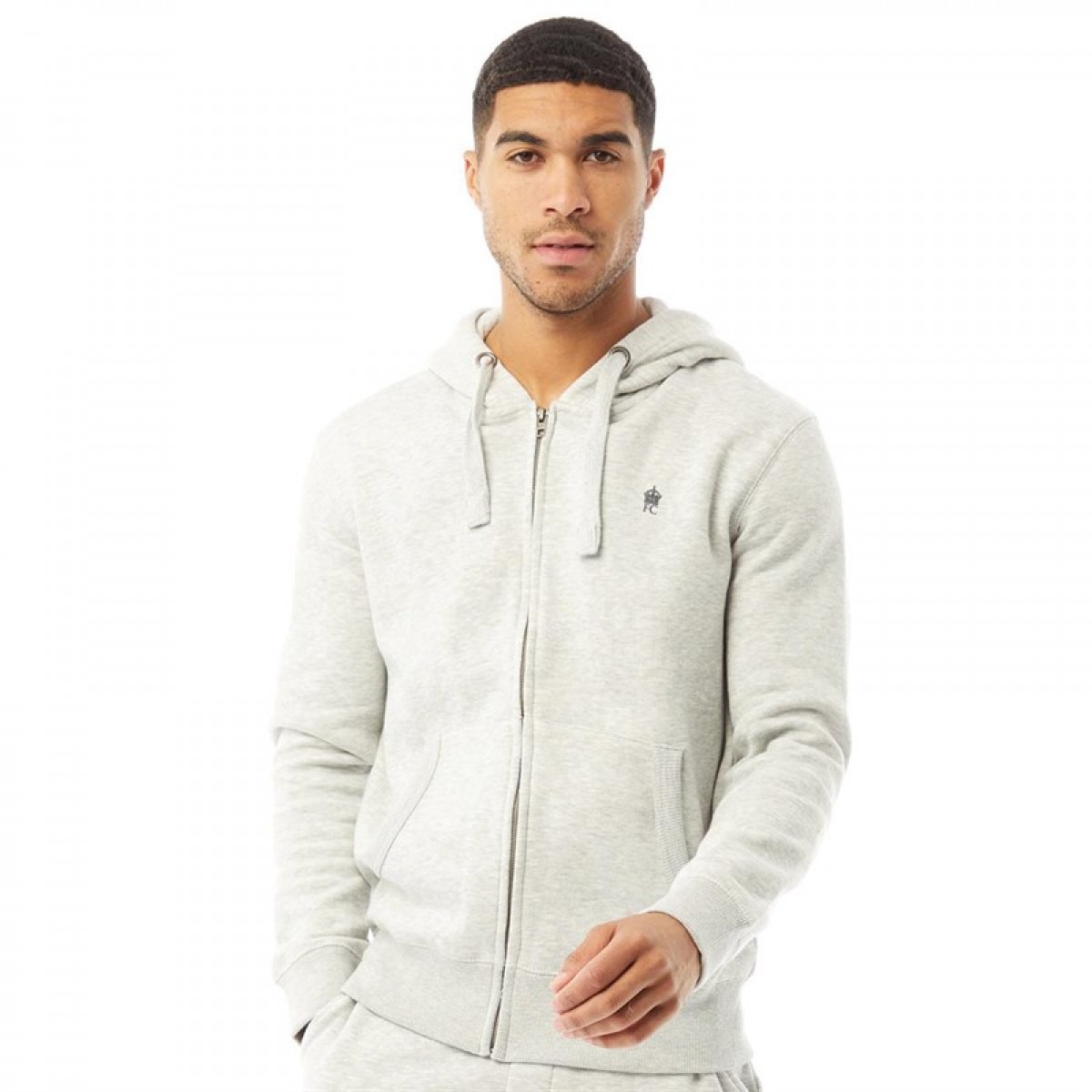 

Толстовка French Connection FC Zip Light Grey Melange Light Grey,  (46, Толстовка French Connection FC Zip Light Grey Melange Light Grey, M (46)