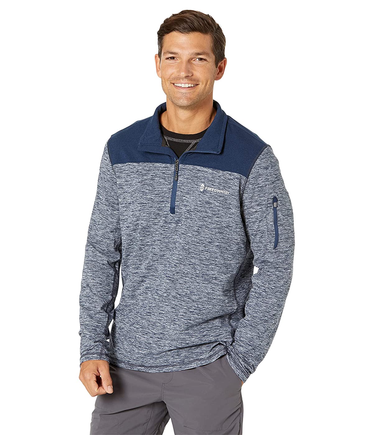 

Толстовка Free Country Sueded Space Dye 1/2 Zip Color-Block Navy Ethics,  (46, Толстовка Free Country Sueded Space Dye 1/2 Zip Color-Block Navy Ethics, M (46)