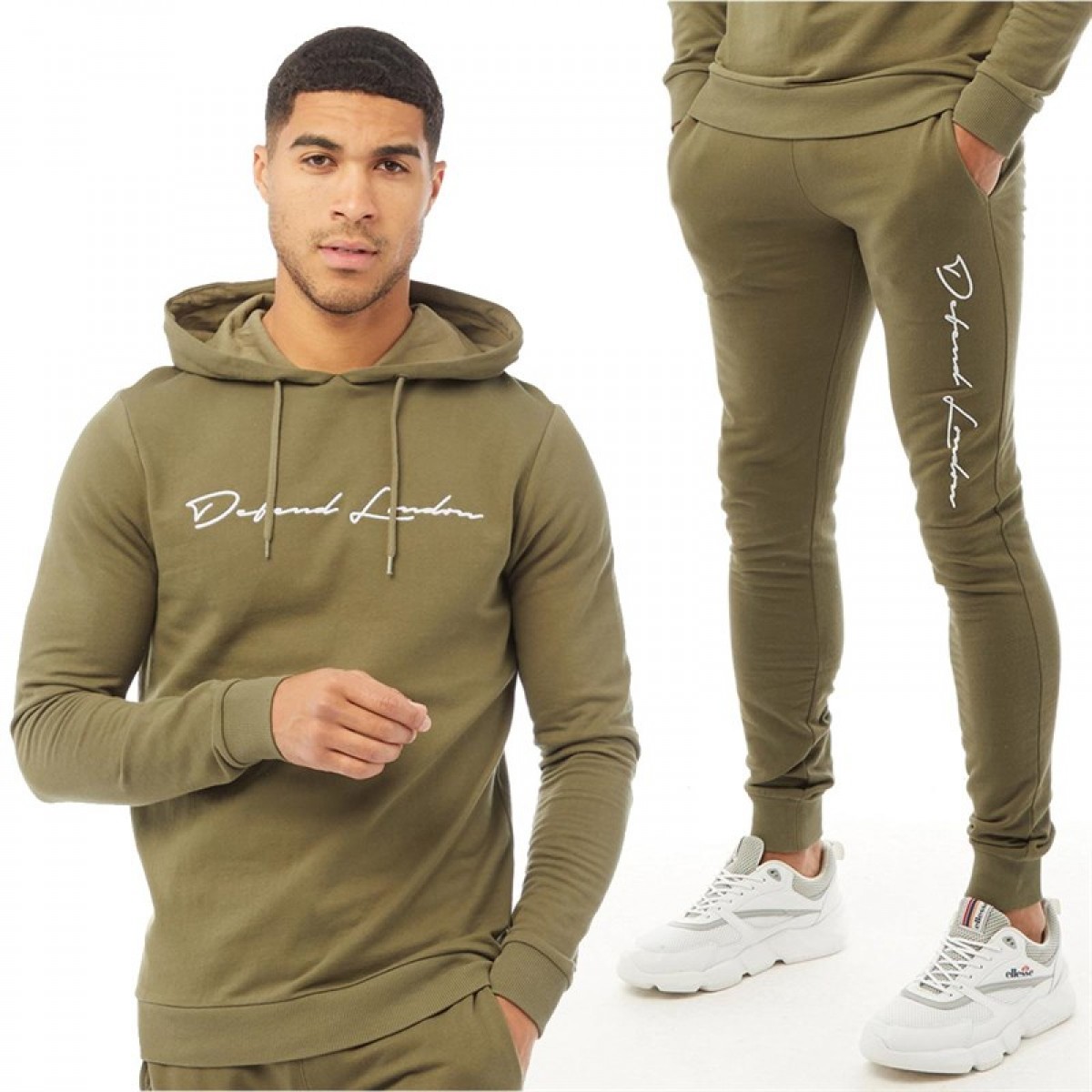 

Толстовка DFND London Signature Tracksuit Khaki/White Khaki, S (44)