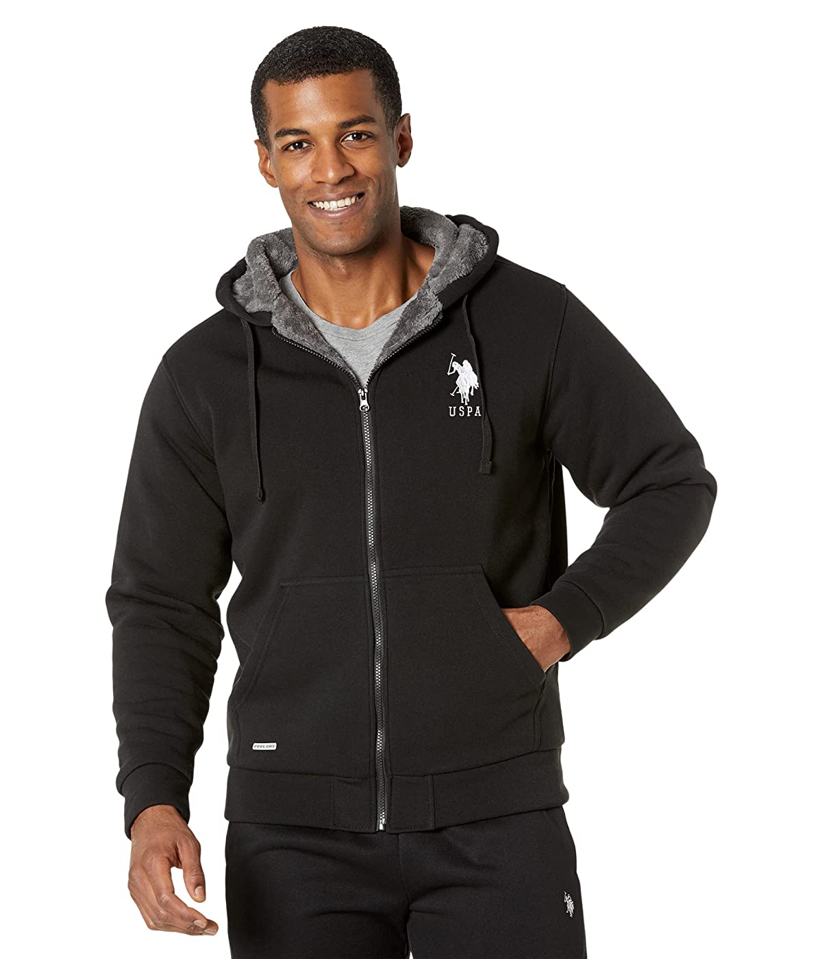 

Толстовка U.. POLO Full Zip Fleece Sherpa Lined Black,  (44, Толстовка U.S. POLO Full Zip Fleece Sherpa Lined Black, S (44)