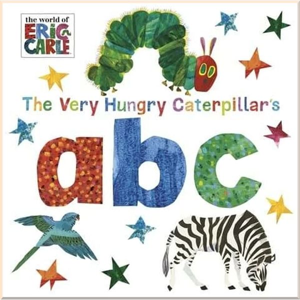 

The Very Hungry Caterpillar’s abc. Eric Carle. ISBN:9780141361673