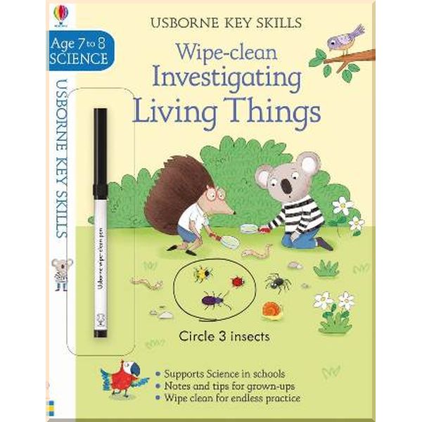 

Usborne Wipe-Clean Investigating Living Things. Elisa Paganelli Hannah Watson. ISBN:9781474951111