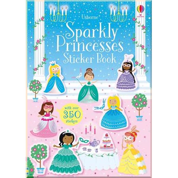 

Usborne Sparkly Princesses Sticker Book. Kirsteen Robson. ISBN:9781474971331