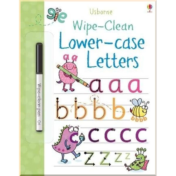 

Usborne Wipe-Clean Lower-Case Letters. Jessica Greenwell Kimberley Scott. ISBN:9781409582618