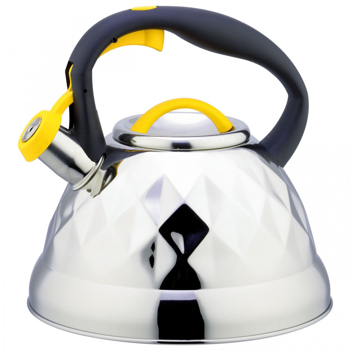 

Чайник со свистком 3.2 л Bohmann BH-9917-yellow