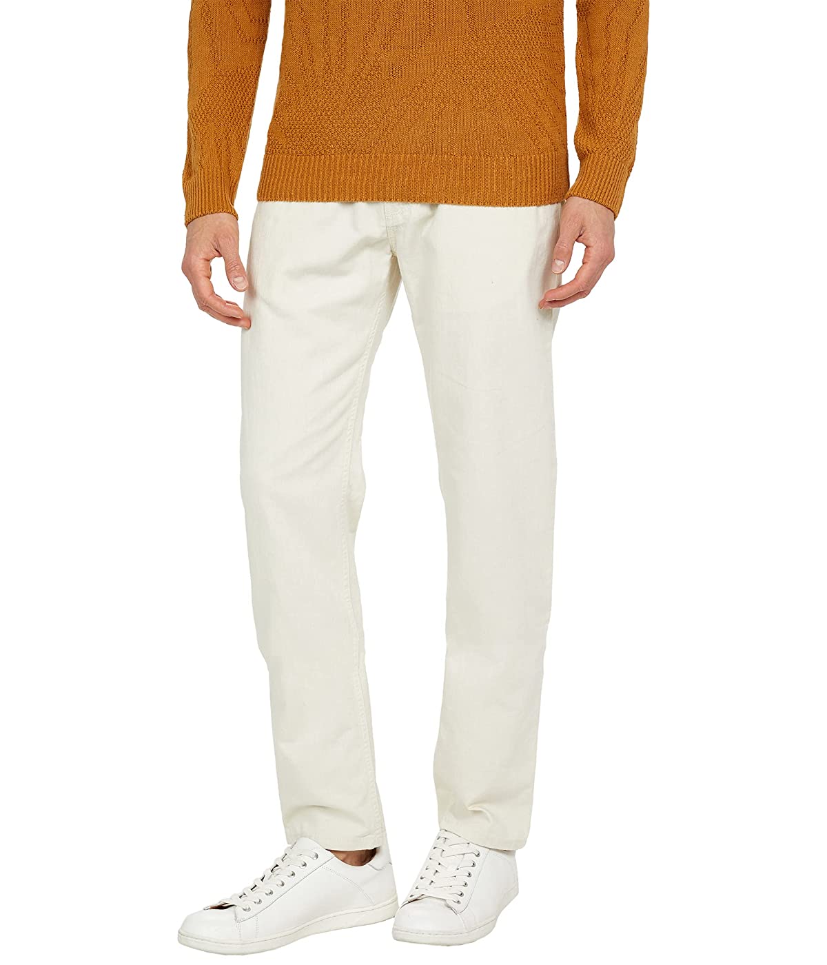 

Брюки Billy Reid Cotton Linen Five-Pocket Pants Eggshell, 30W 32L
