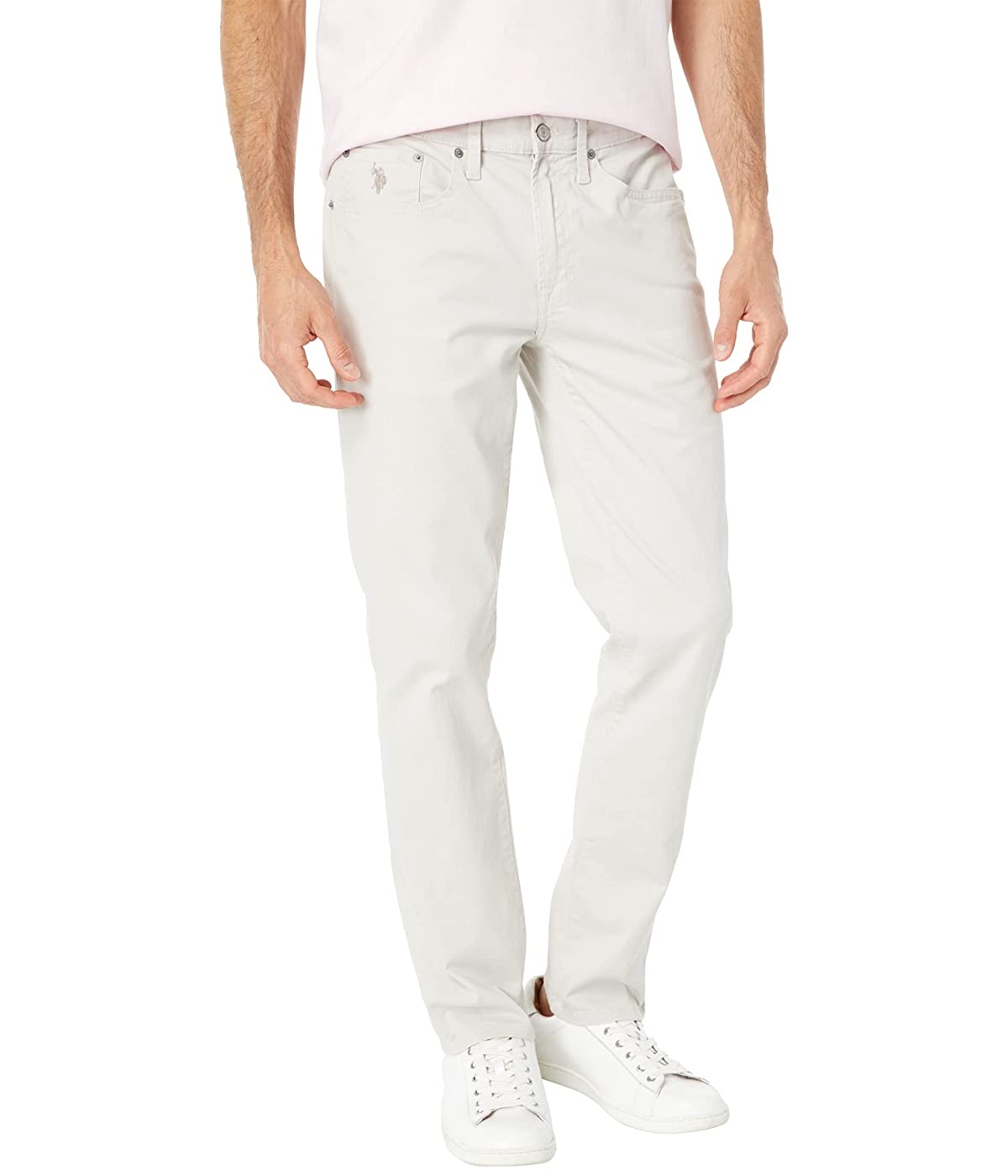 

Брюки U.S. POLO Five-Pocket Slim Stretch Twill Pants Polo Stone, 31W 32L