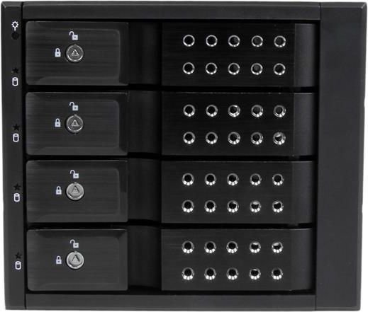 

Корпус StarTech Kieszeń na 4 dyski twarde 3.5", SATA, SAS (HSB4SATSASBA)