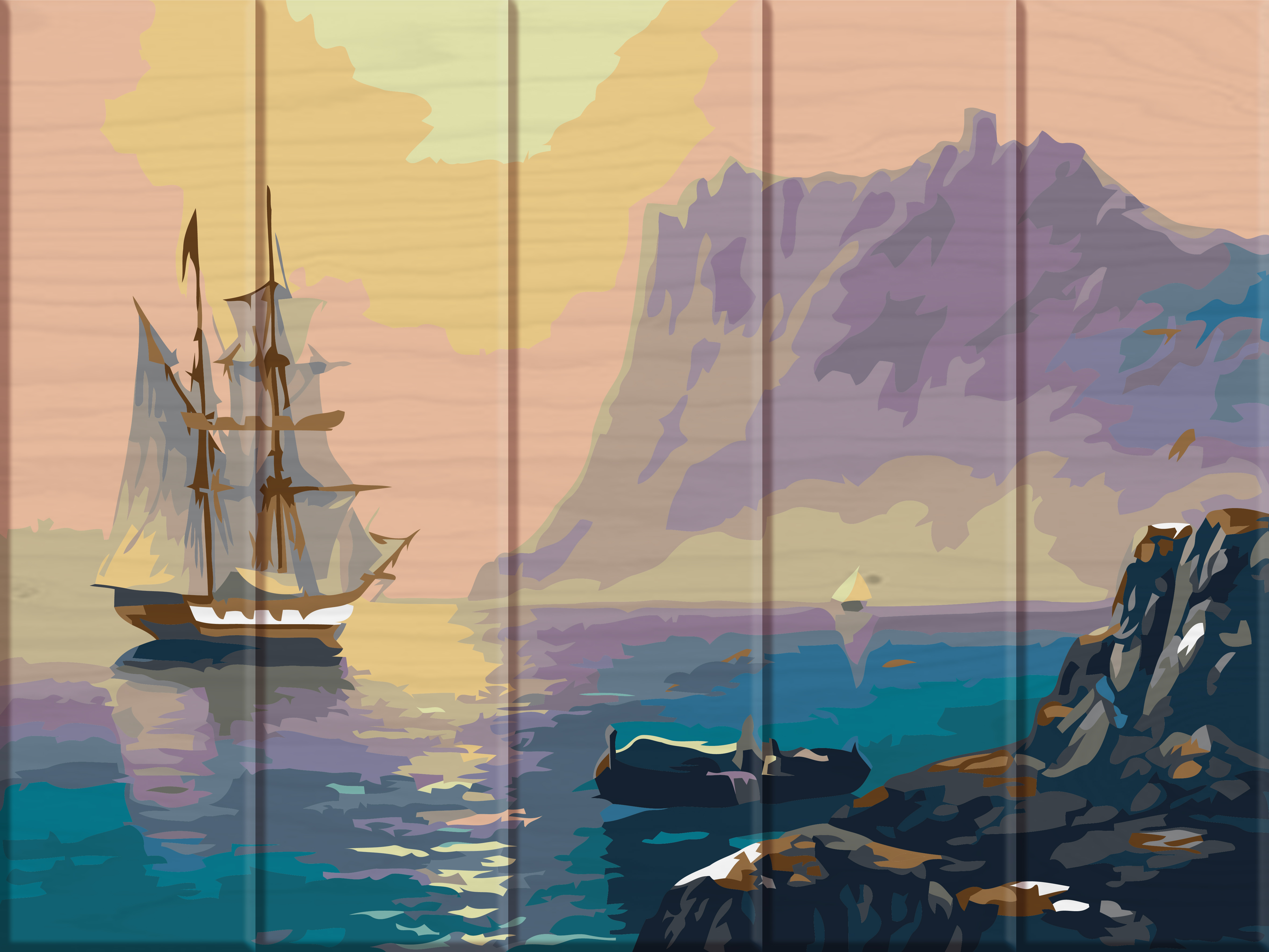 

Картина по номерам ArtStory Бухта, 30 х 40 см (ASW038)