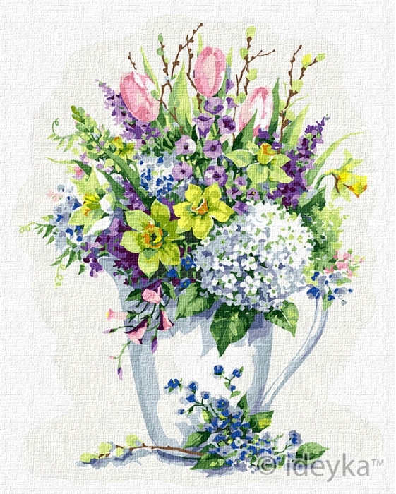 

Картина по номерам Идейка Букет с нарциссами, 40 х 50 см (KHO3141) (Без коробки)