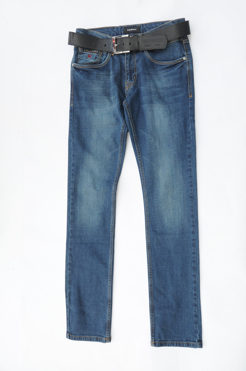 

Джинсы мужские DSQ2 Jeans Классическая модель W29 L34 Синие Арт 12703