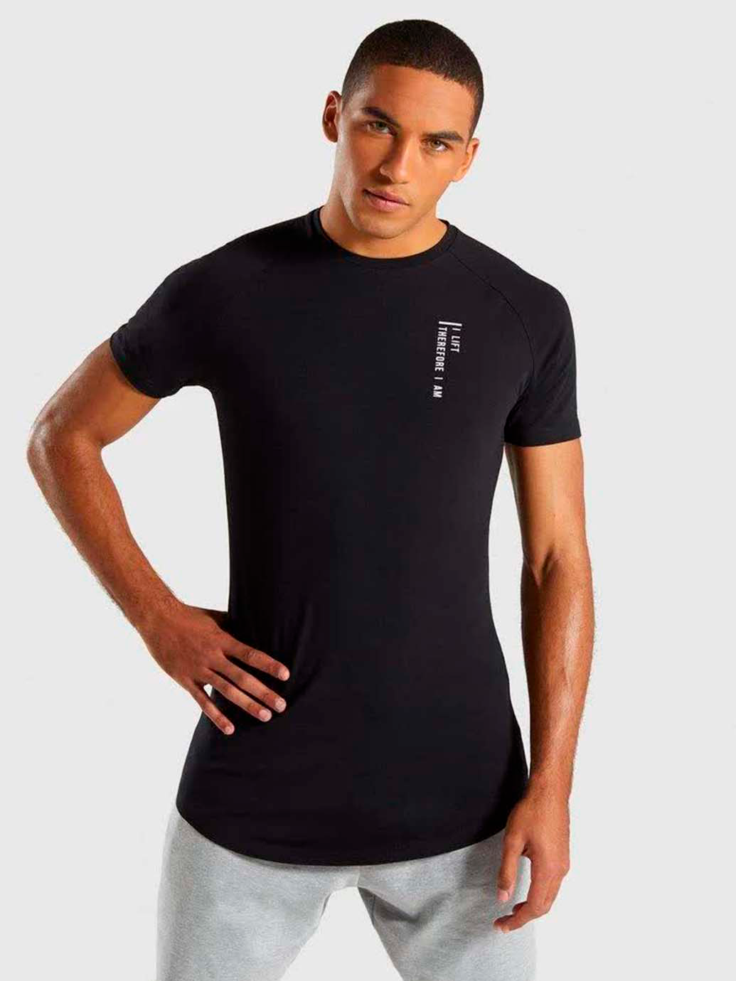 

Футболка Gymshark GMST3397-BKb40 М Черная