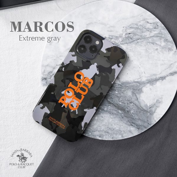 

Чехол для iPhone 12 Marcos 2 Santa Barbara Polo Серый