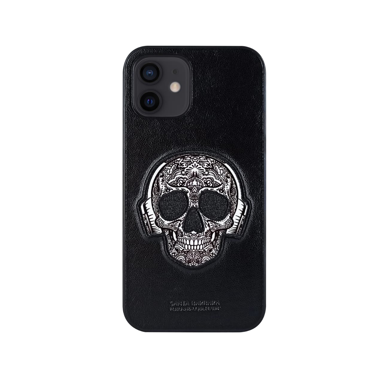 

Чехол для iPhone 12 Pro Max Череп Patti Santa Barbara Polo Черный