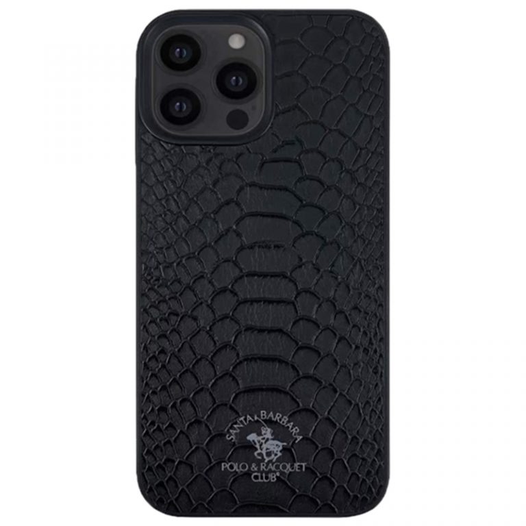 

Черный кожаный чехол Santa Barbara Polo Knight для iPhone 11