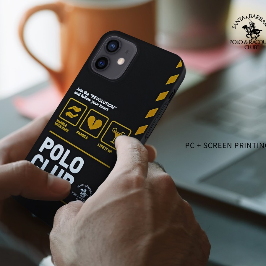 

Чехол для iPhone 12 Pro Brion Santa Barbara Polo Черный