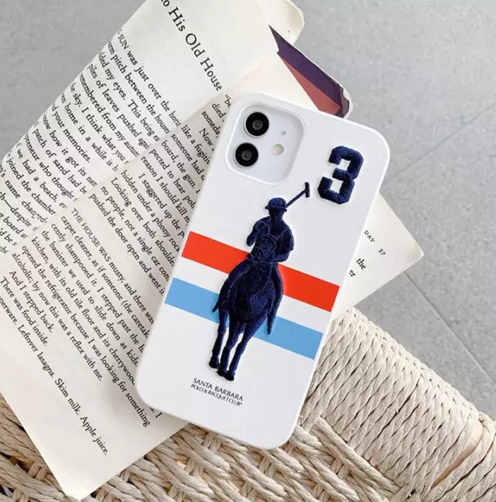 

Кожаный чехол Santa Barbara Polo Garner для iPhone 12 Pro Max White