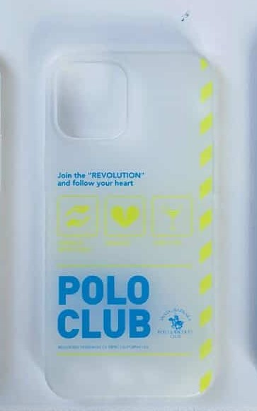 

Чехол для iPhone 12 Brion Santa Barbara Polo Желто-Белый