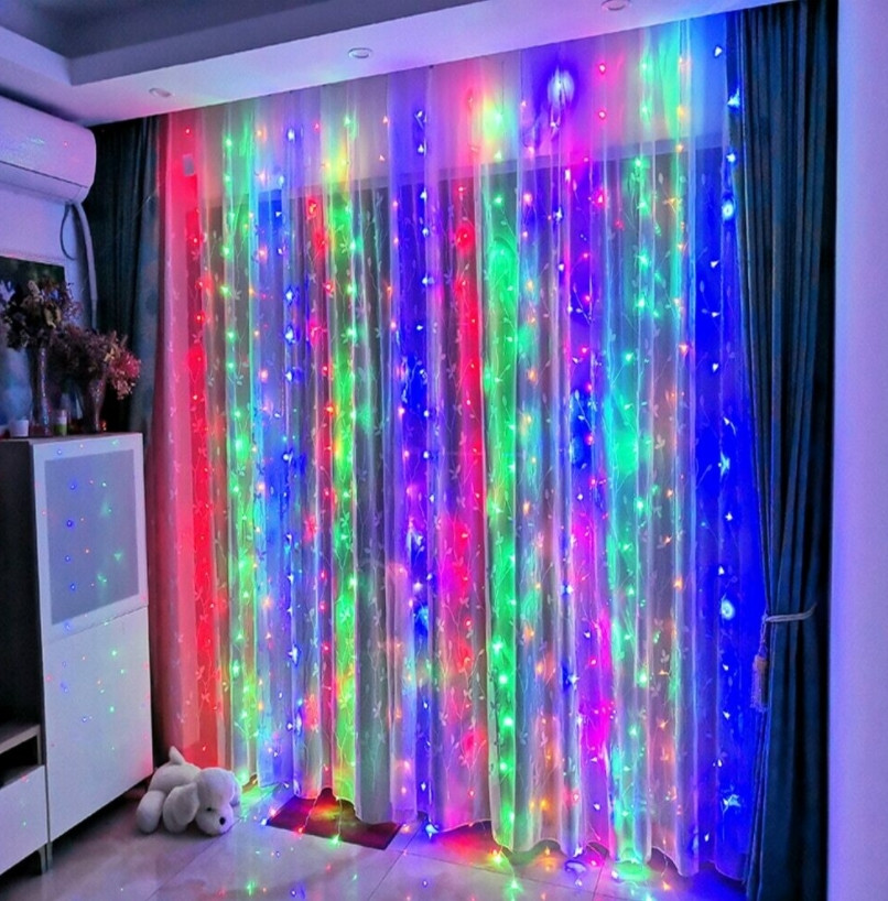 

Светодиодные гирлянда Штора 160 LED 2 x 2 метра теплая (327788)