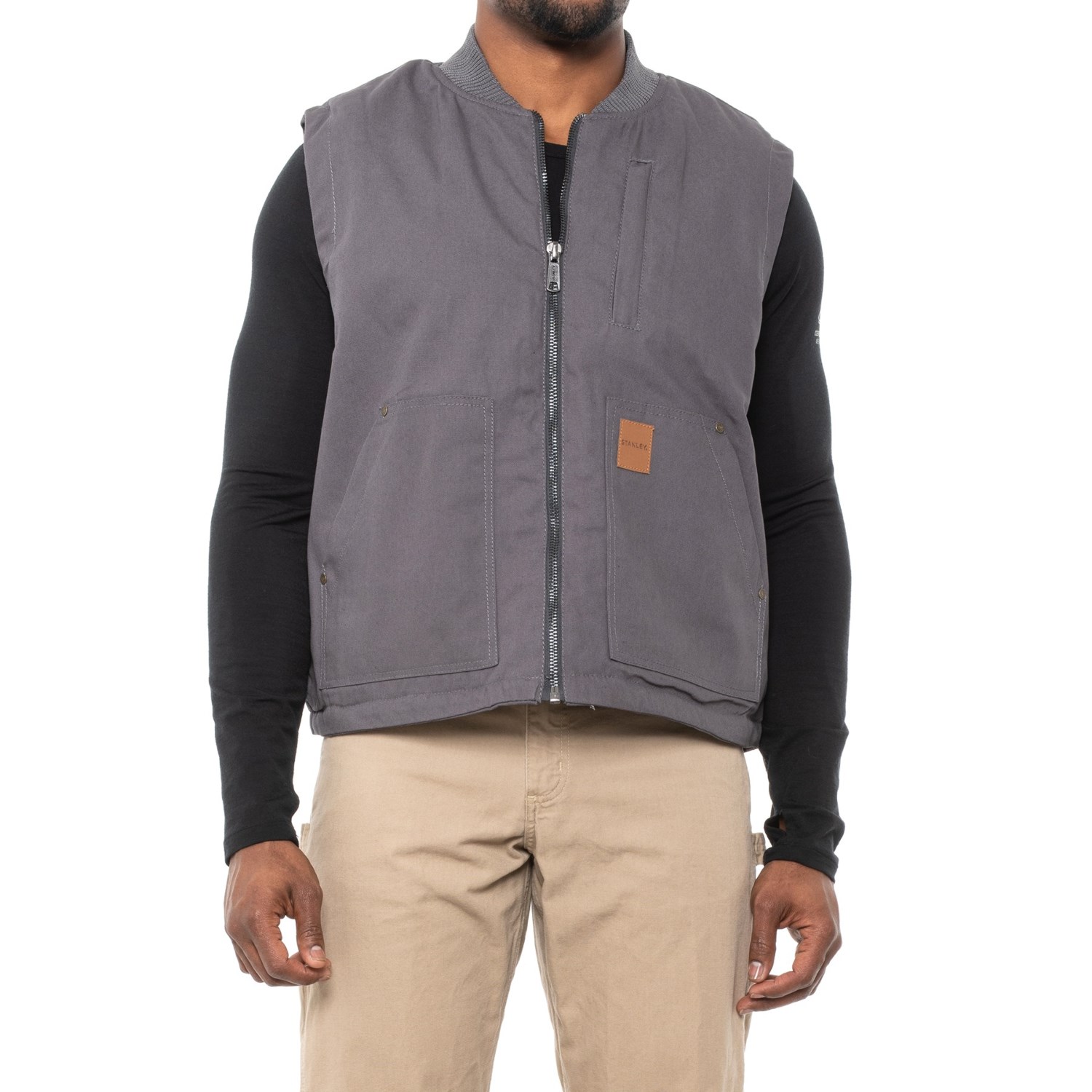 

Жилет Stanley Canvas Sherpa-Lined Work Vest Grey,  (50, Жилет Stanley Canvas Sherpa-Lined Work Vest Grey, XL (50)