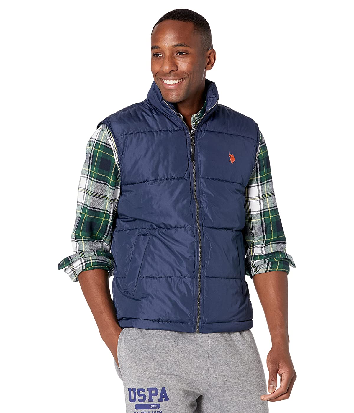 

Жилет утепленный U.. POLO Signature Vest Classic Navy,  (44, Жилет утепленный U.S. POLO Signature Vest Classic Navy, S (44)