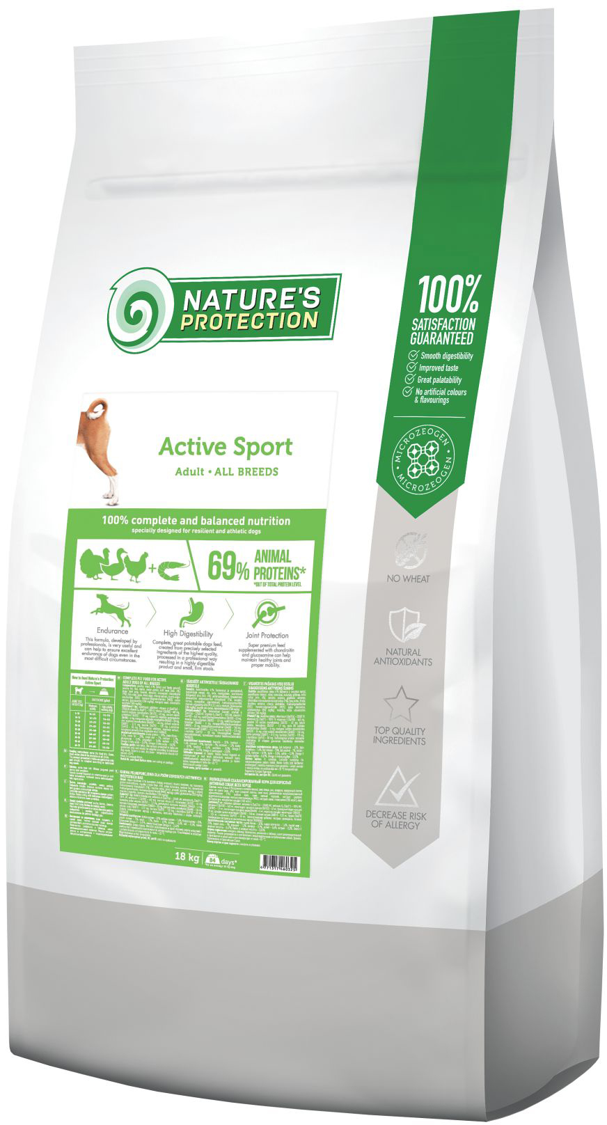 

Сухой корм для собак Nature's Protection Active Sport Adult All Breeds 18 кг