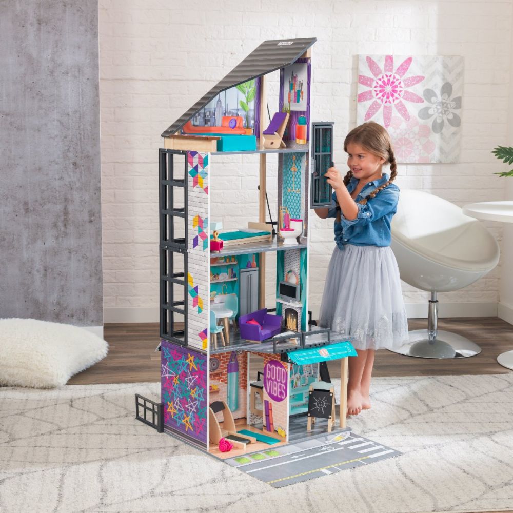 

Кукольный деревянный домик KidKraft Bianca City Life 65989