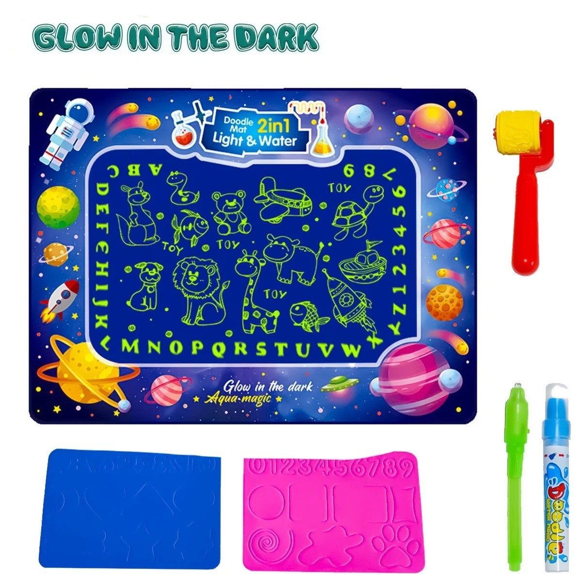 

Водяний коврик для малювання водяним фломастером Water Magic Doodle Mat Космос (VS7004492)