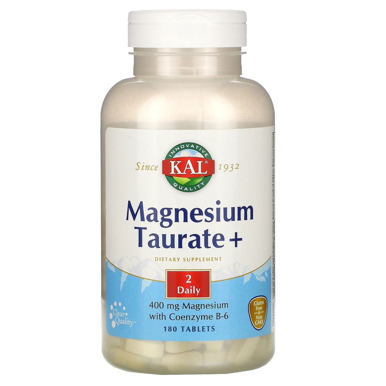 

Таурат магния KAL Magnesium Taurate 200 мг 180 таблеток